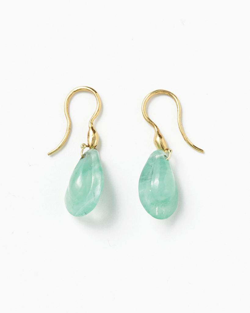 Emerald earrings-Dearium(ディアリウム)