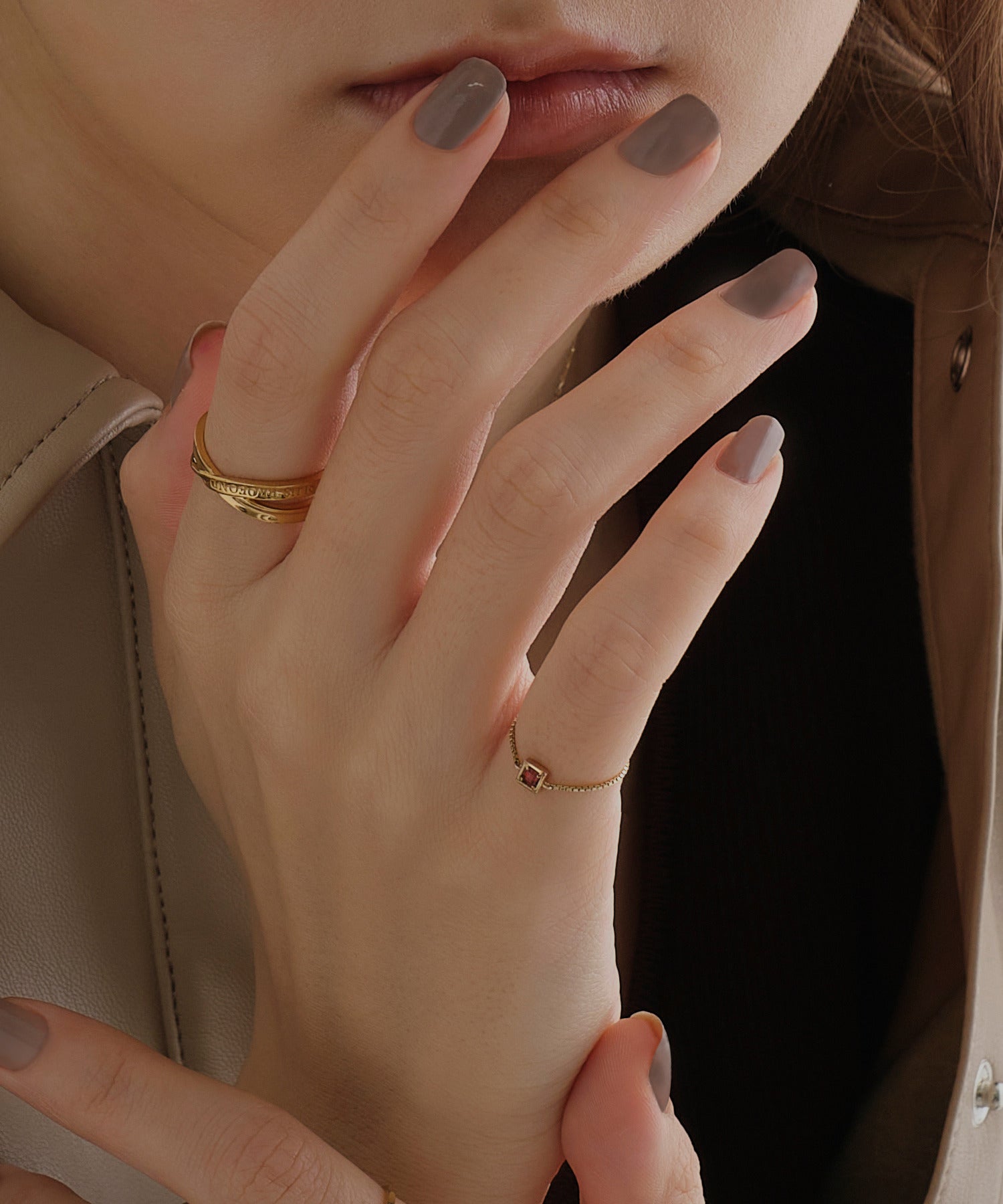 公式】誕生石ジュエリー/facetリング/JUPITER/ゴールド – Dearium