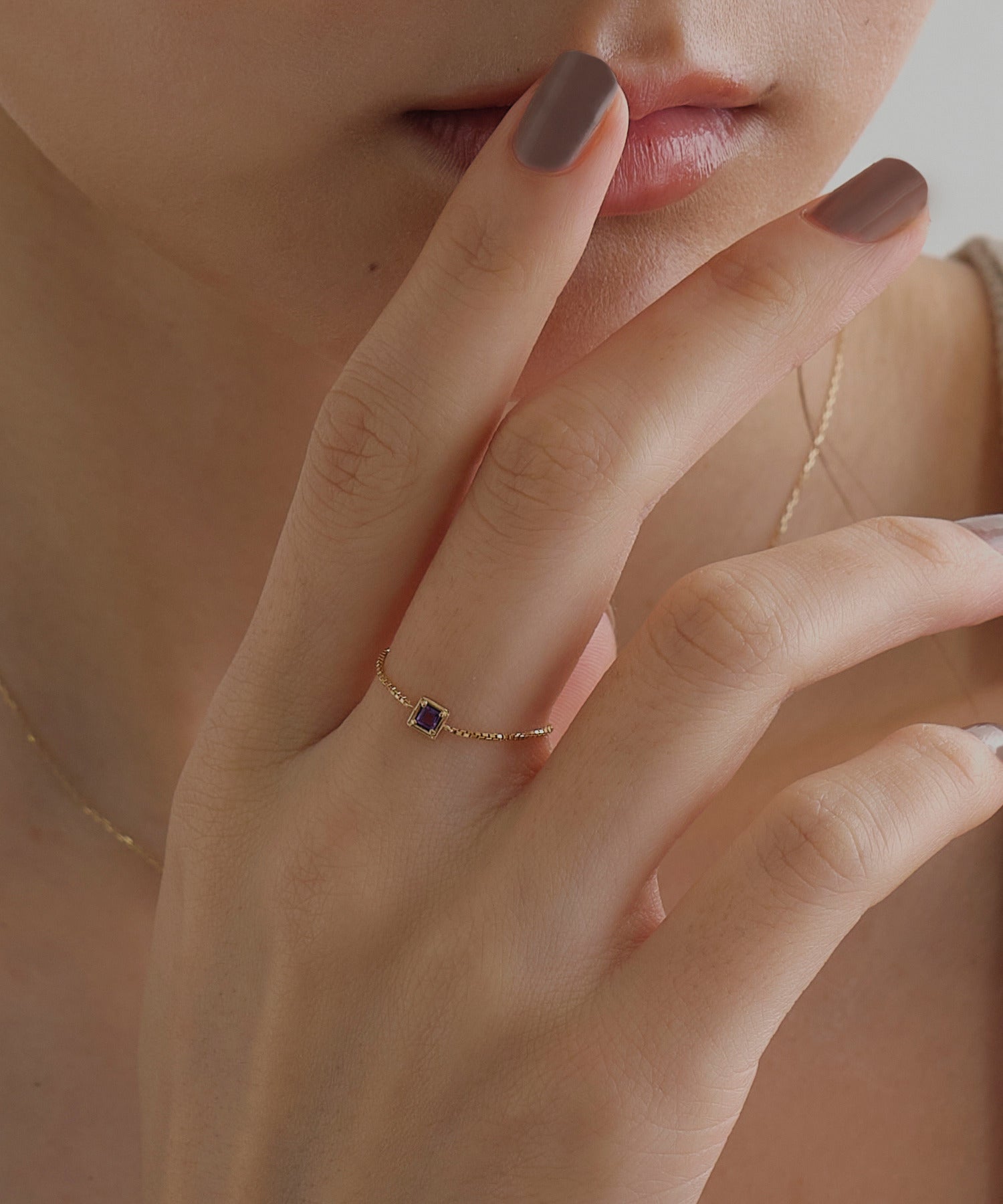 公式】誕生石ジュエリー/facetリング/JUPITER/ゴールド – Dearium