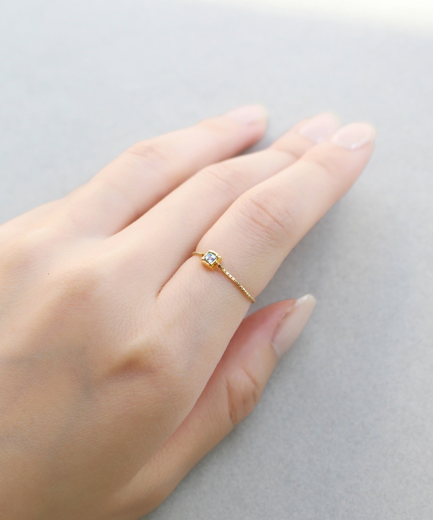 公式】誕生石ジュエリー/facetリング/JUPITER/ゴールド – Dearium