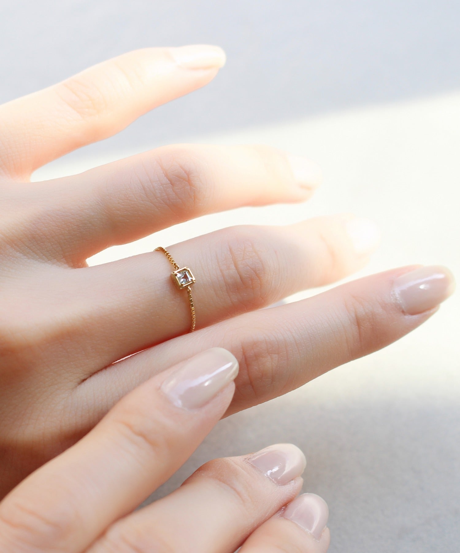 公式】誕生石ジュエリー/facetリング/JUPITER/ゴールド – Dearium