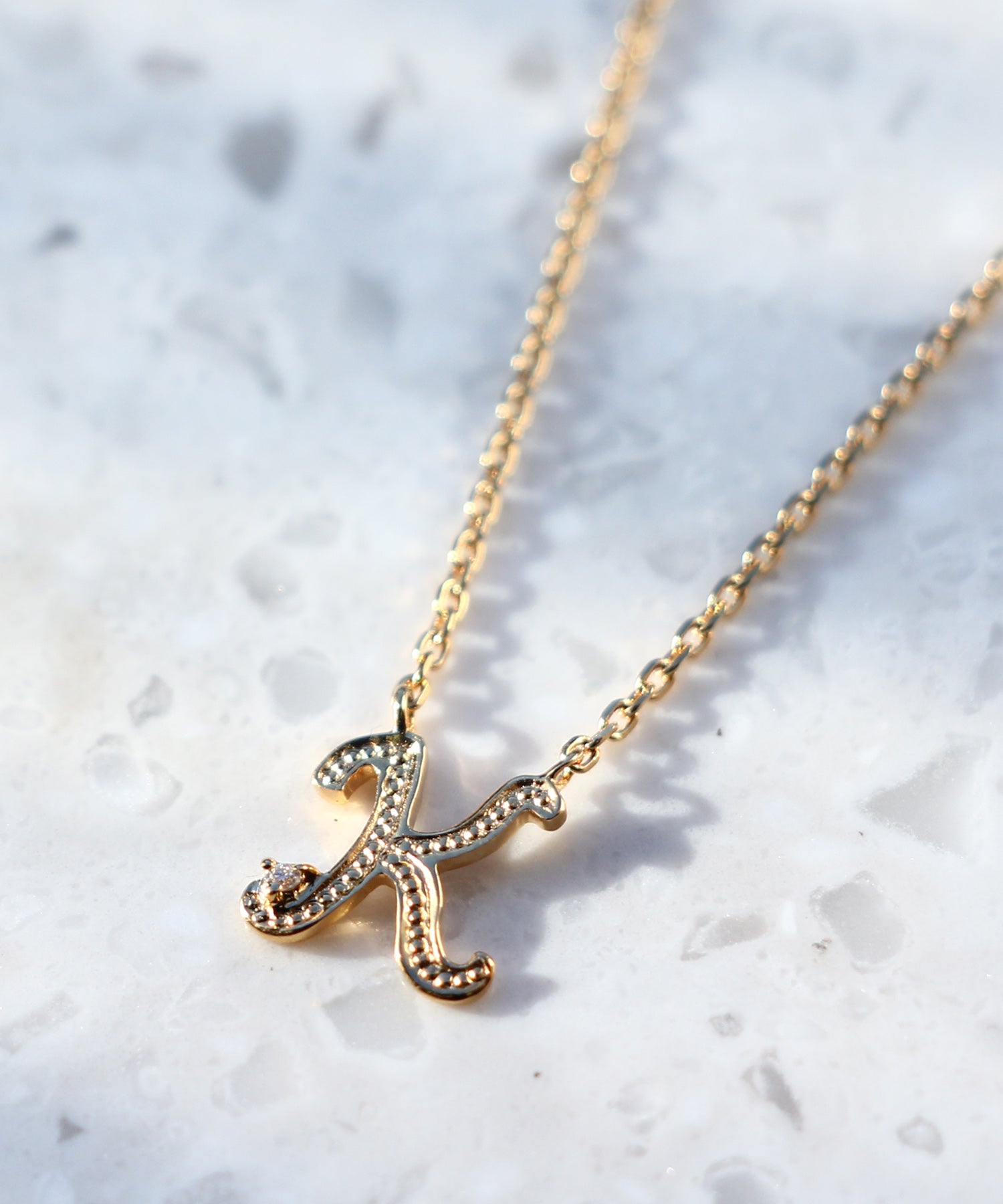 JUPITER/ジュピター assert イニシャルネックレス|ダイヤモンド|ディア