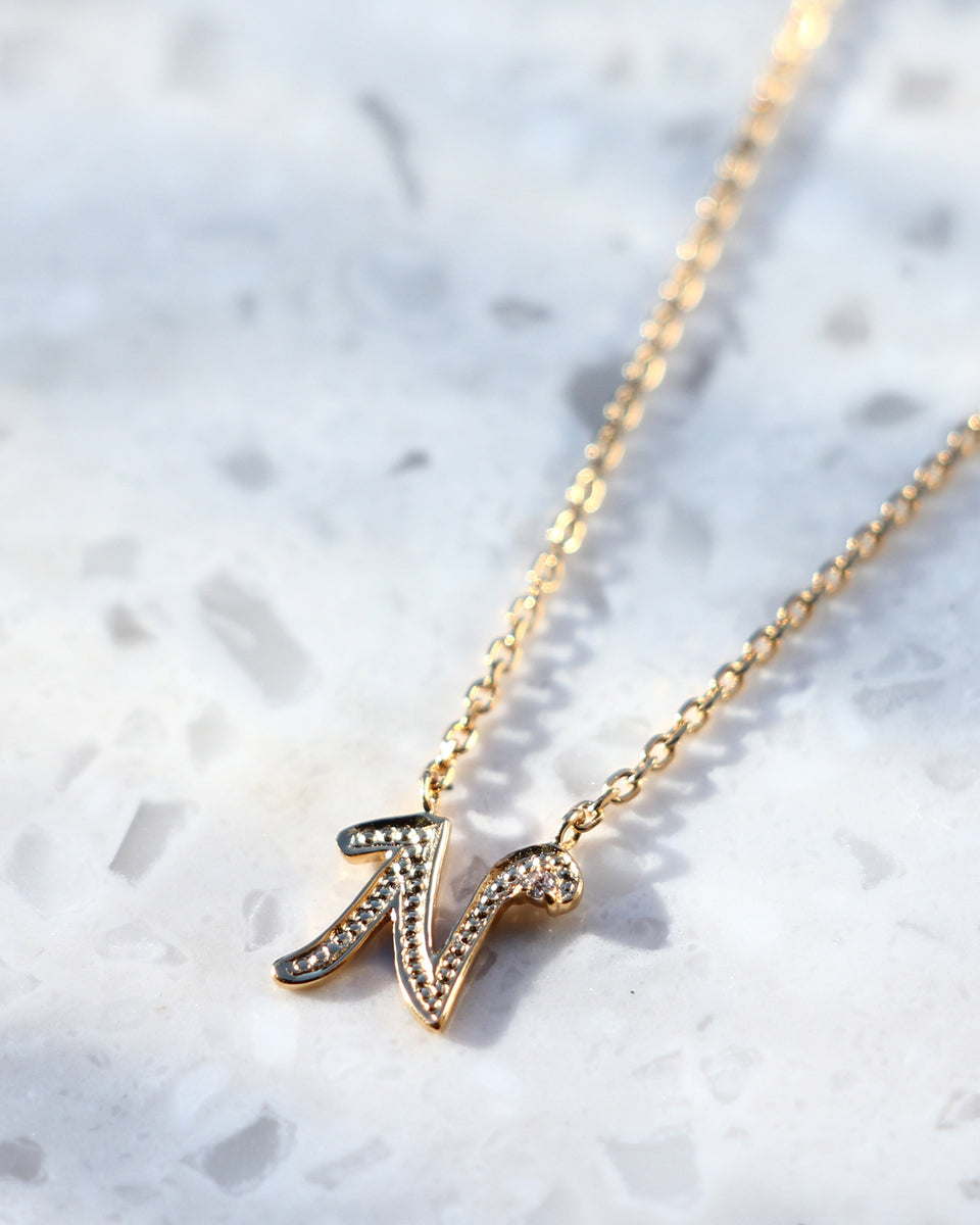 激安/新作 JUPITER/ジュピター assert イニシャルネックレス|ダイヤモンド アクセサリー
