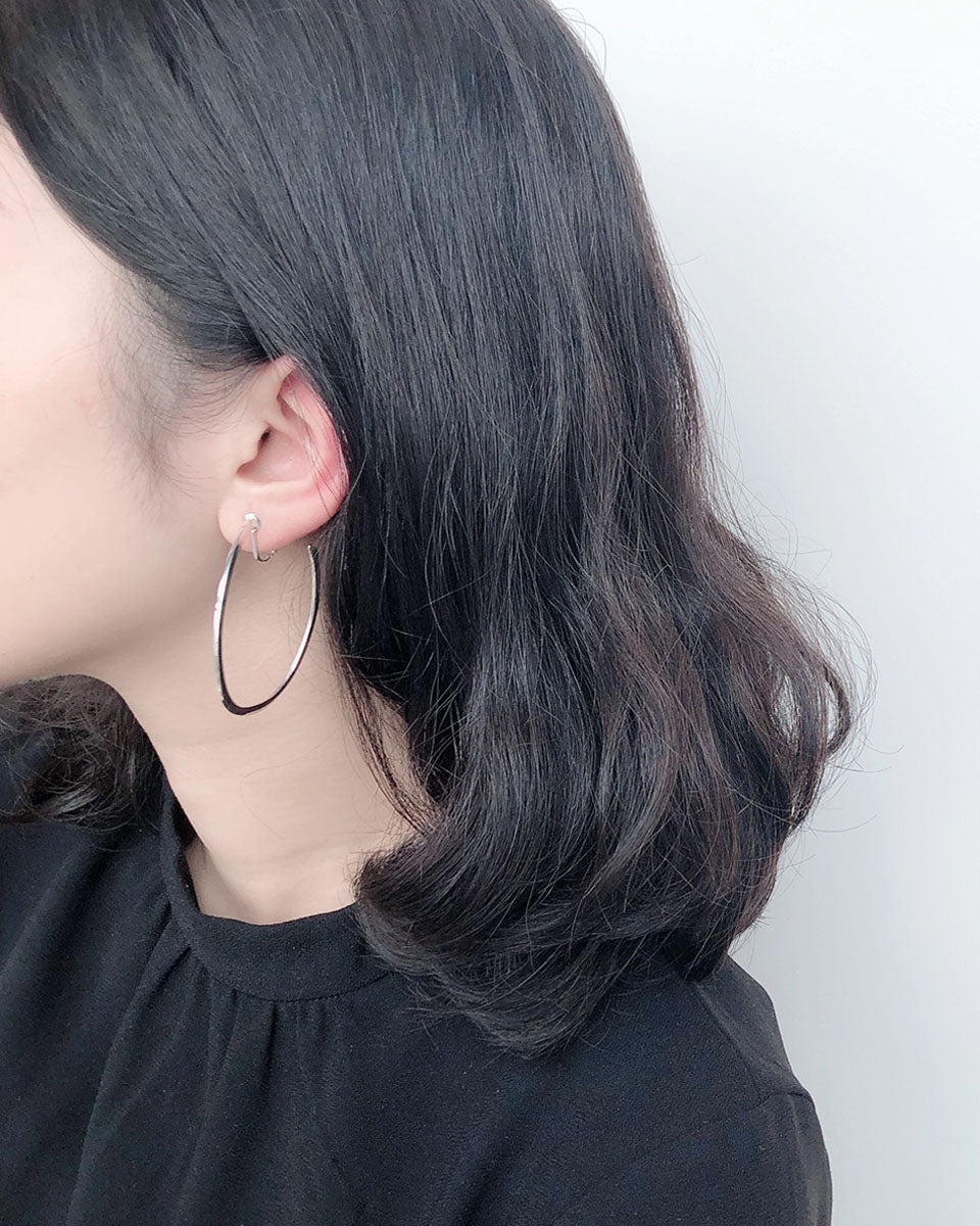 blanc iris/ブランイリス haricot earrings(SV) | イヤリング