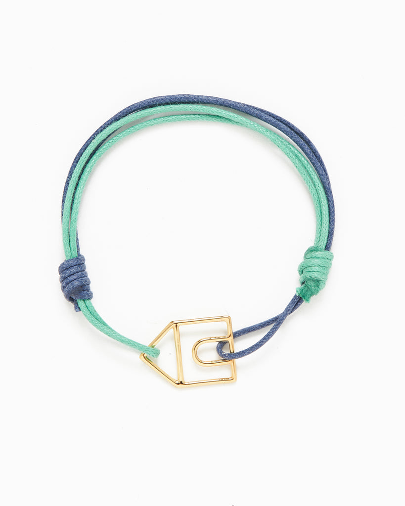 Casita Pura Cord Bracelet(Mint×Rainy Blue)-Dearium(ディアリウム)