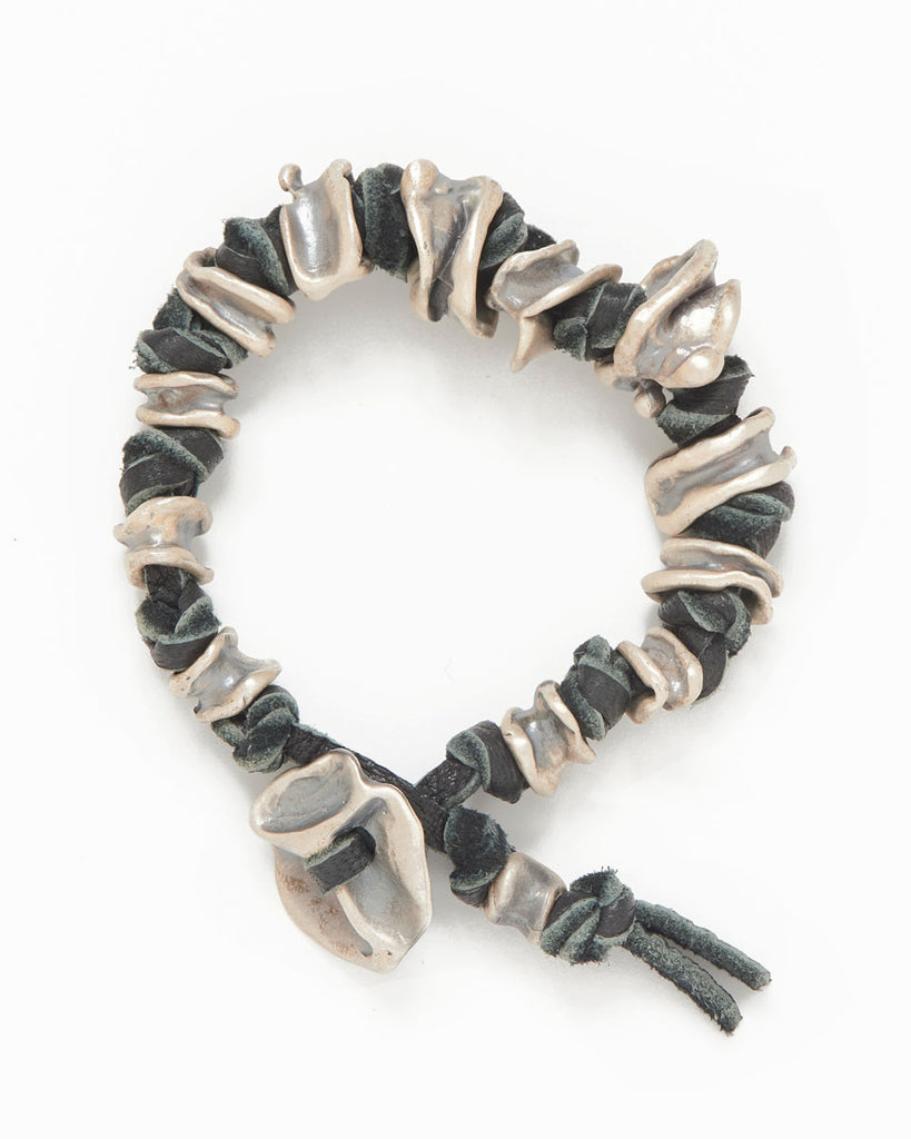 Knotted Totem Bracelet SS with Grey/Lode-Dearium(ディアリウム)