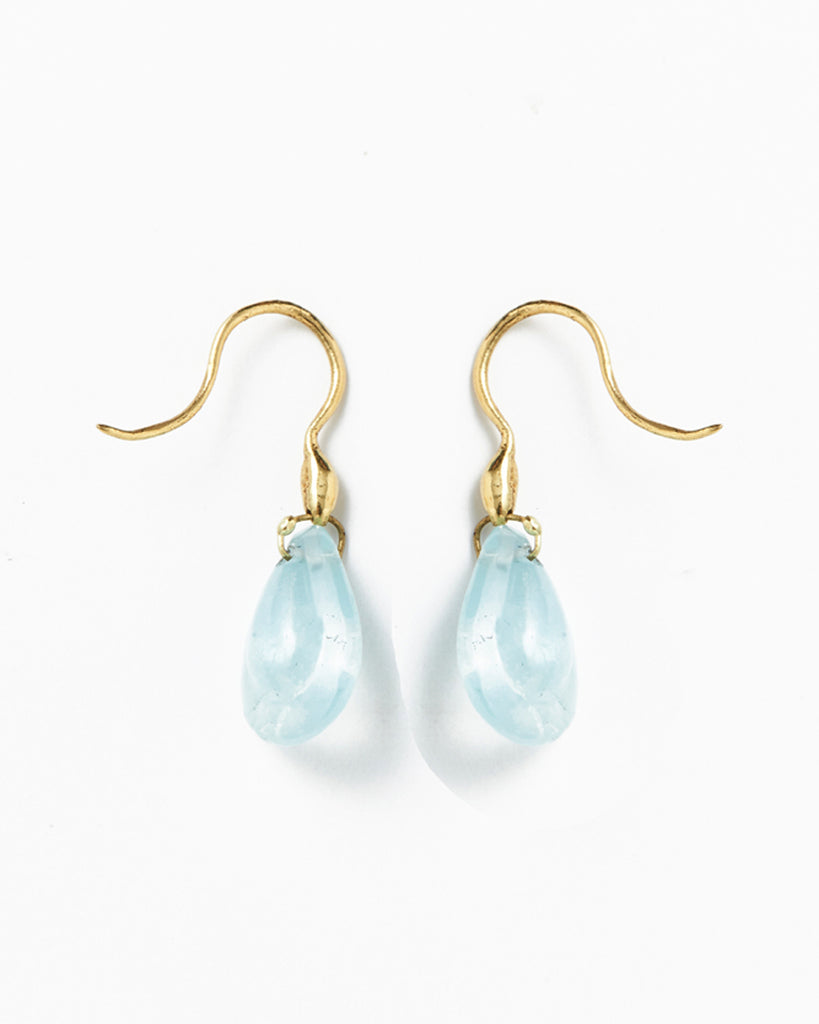 Aquamarine earrings-Dearium(ディアリウム)