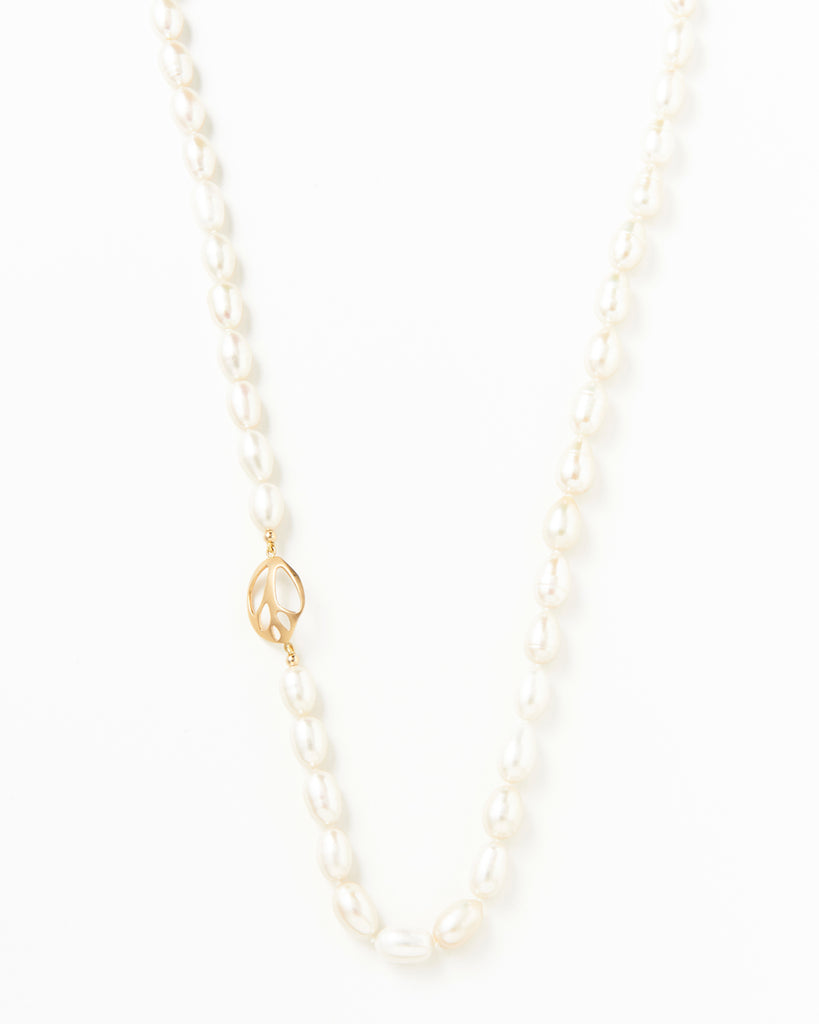 Mariposa Pearl necklace 32"-Dearium(ディアリウム)