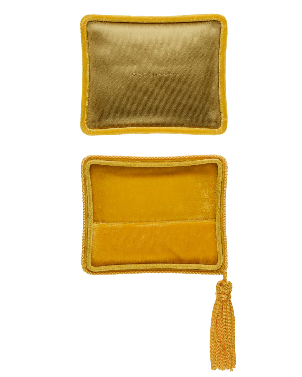 SOPHIE BILLE BRAHE/ソフィービルブラーエ Velvet jewelry box(canary